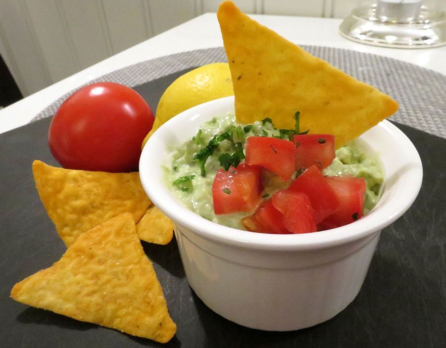 Guacamole als Fondue Beilagen