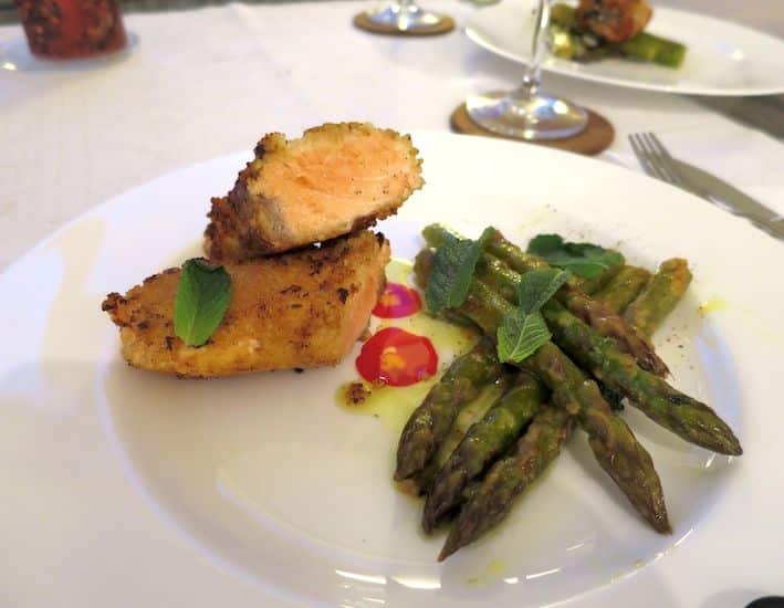 Couscous Lachs mit Senf-Minze Spargel_1