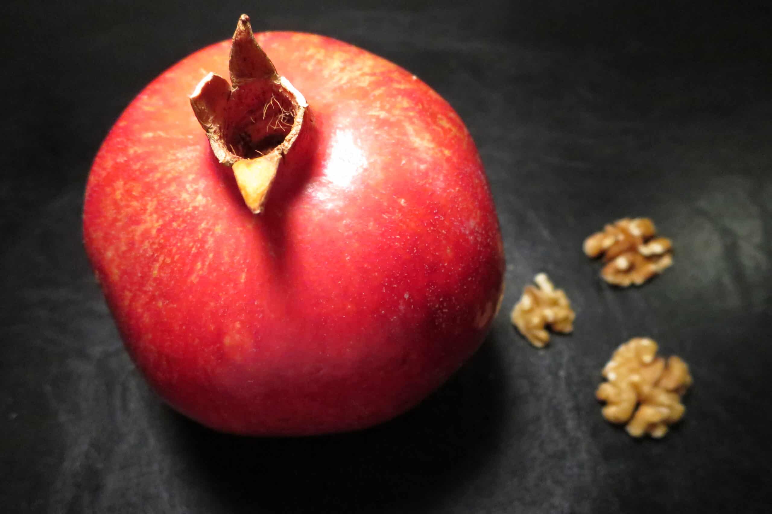 Granatapfel-Salat mit karamellisierten Birnen