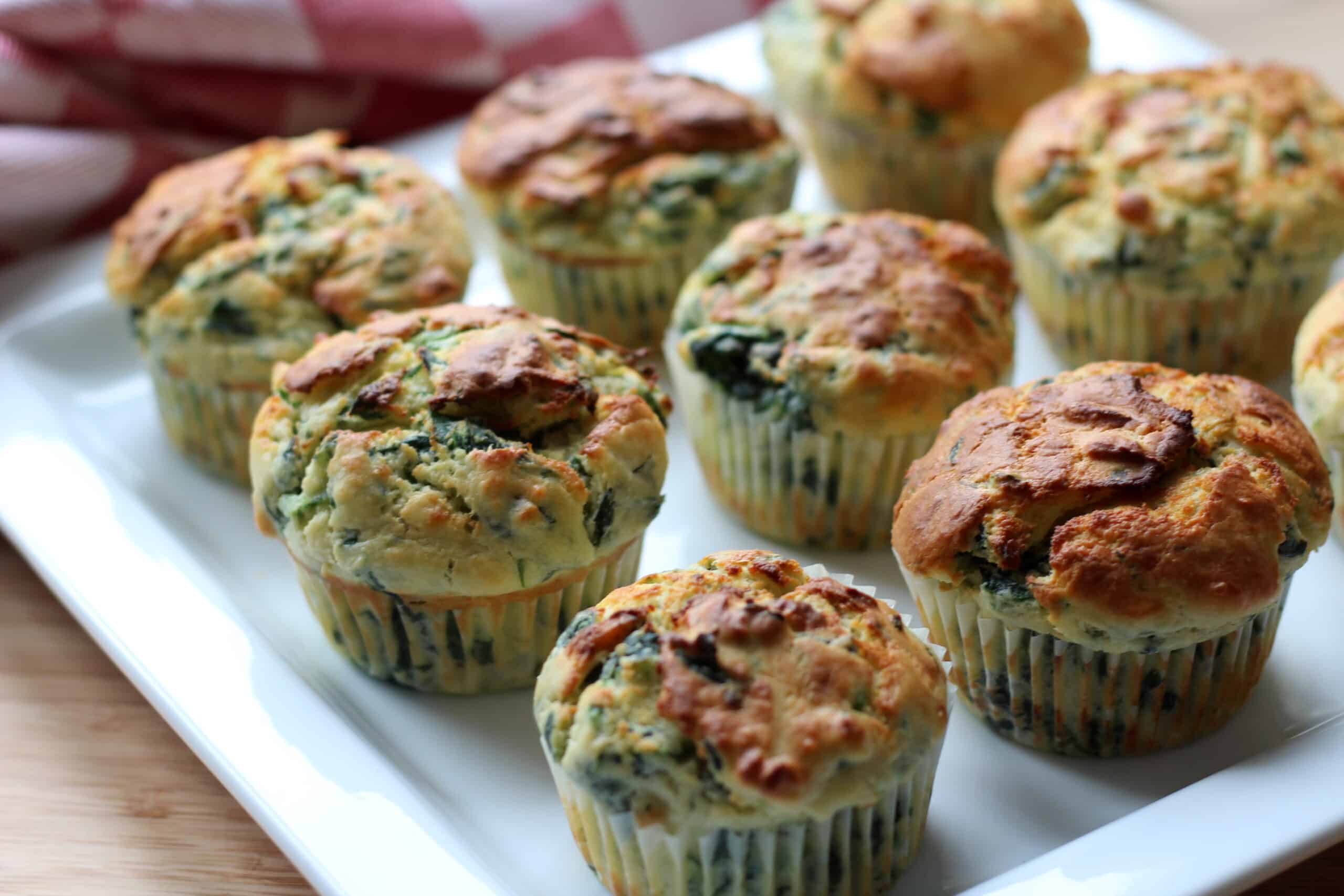 Ricotta-Spinat Muffins Brunch-Rezepte