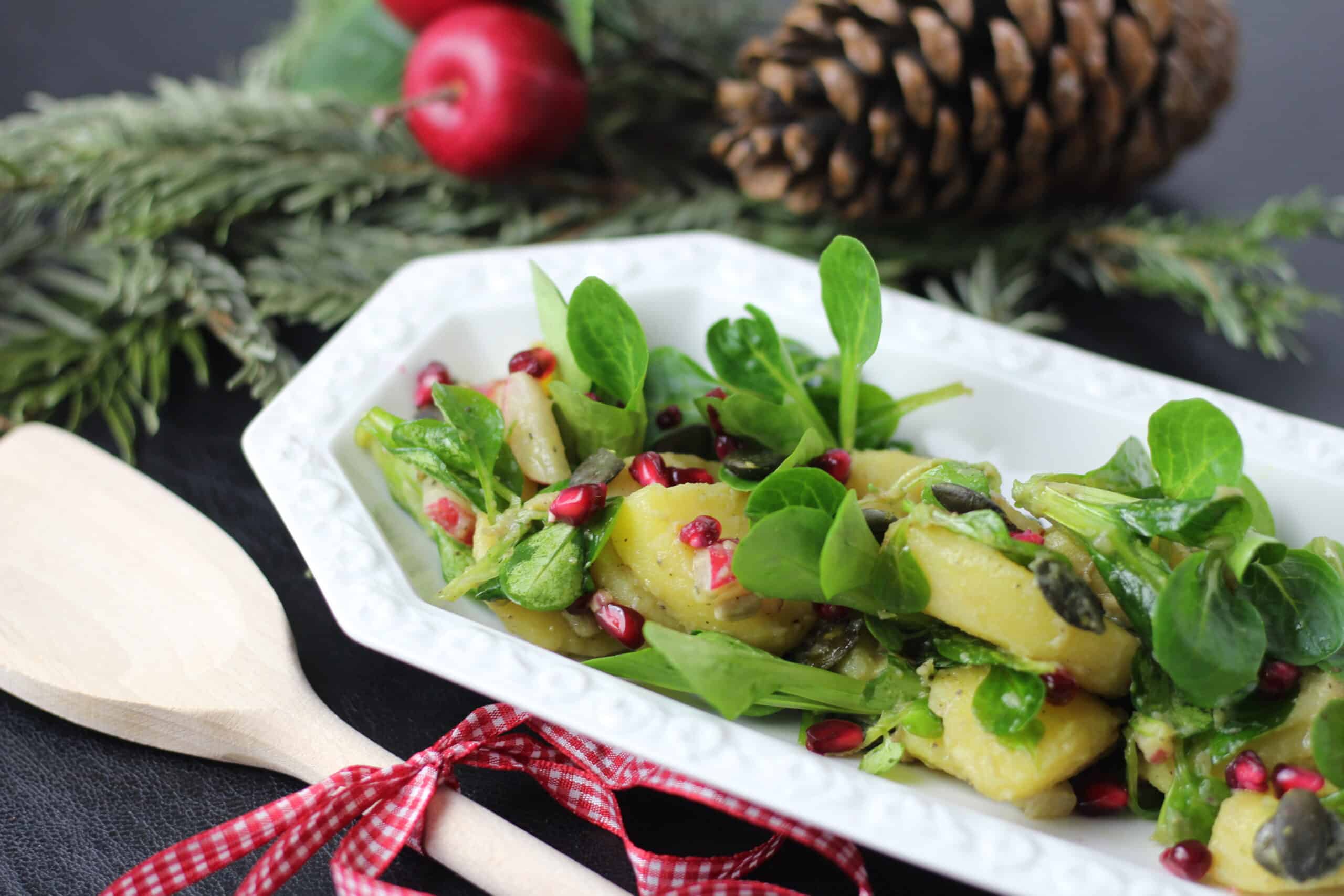 Winter-Kartoffelsalat als Fondue Beilagen